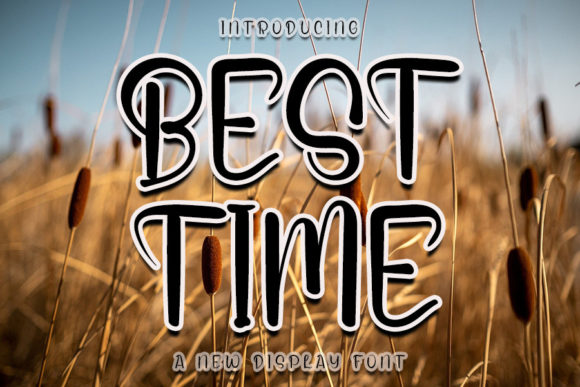 Best Time: The Playful Display Font for Modern Design