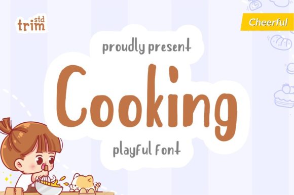 Cooking: A Playful Font for Creative Projects