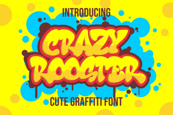 Crazy Rooster: A Bold and Retro Display Font for Creative Expression
