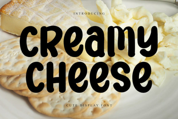 Creamy Cheese: A Stylish Font for Modern Designers