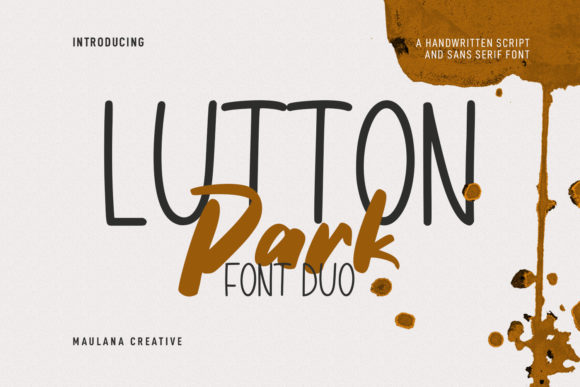 Elevating Your Design Portfolio with the Lutton Park Typeface Duo