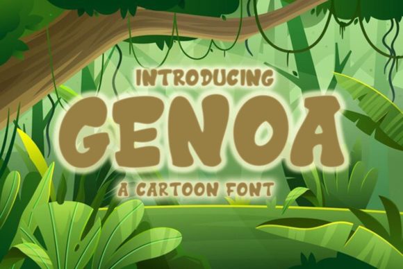 Genoa: A Bold and Unique Display Font for Creative Projects