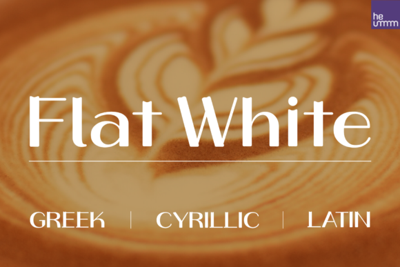 HU Flat White: A Retro Vibe Font for Modern Designers