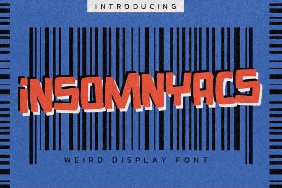 Insomnyacs: A Bold Display Font for Modern Design