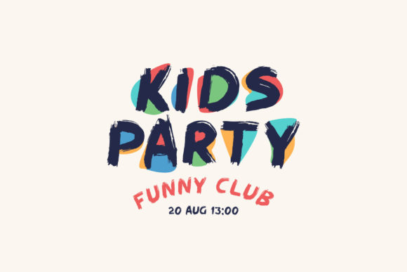 Kids Party Font: A Creative Touch for Any Project