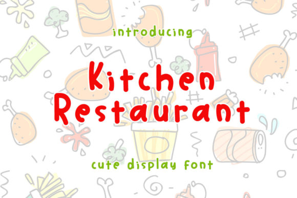 Kitchen Restaurant Font: Elevate Your Brand with Sweet Elegance