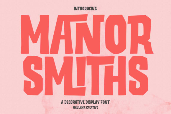 Manor Smiths: A Bold Typographic Statement