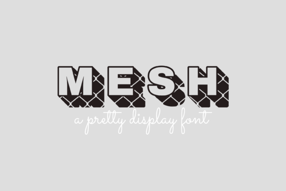 Mesh: A Display Font That Elevates Creative Expression