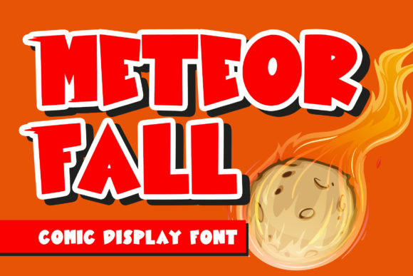 Meteor Fall: A Handwritten Font for Creative Projects