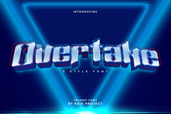 Overtake: The Bold Display Font That Elevates Your Creative Vision
