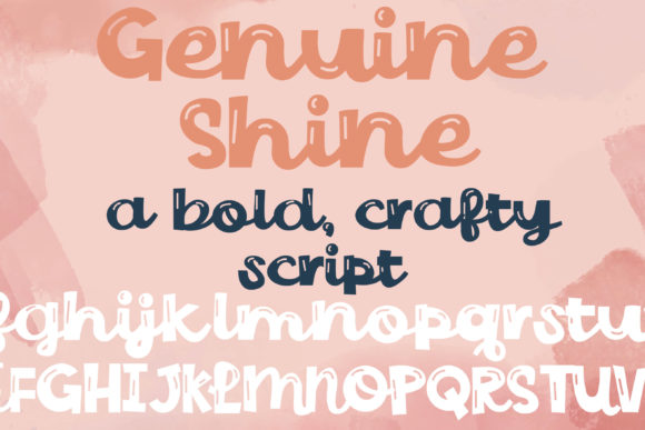 PN Genuine: A Bubbly and Cool Display Font That Elevates Your Creative Work