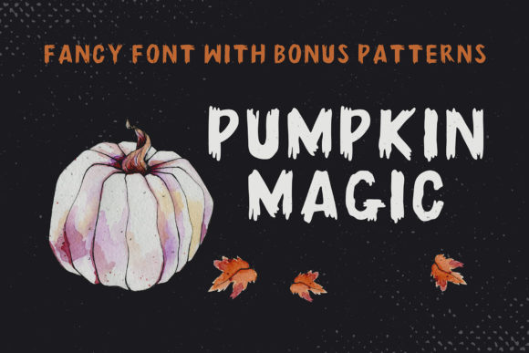 Pumpkin Magic: A Unique Font for Creative Projects