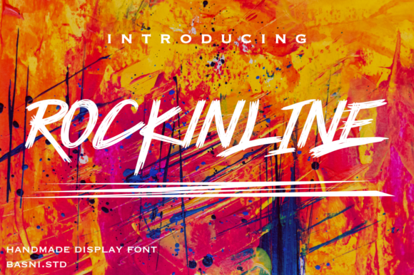 Rockinline: The Urban Handmade Display Font