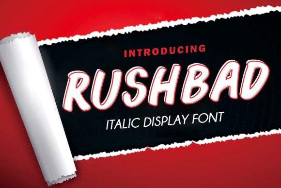Rushbad: Bold, All Caps Display Font