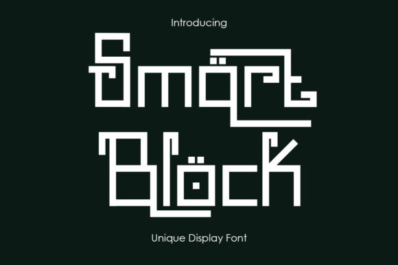 Smart Block: A Versatile Font for Creative and Professional Workflows
