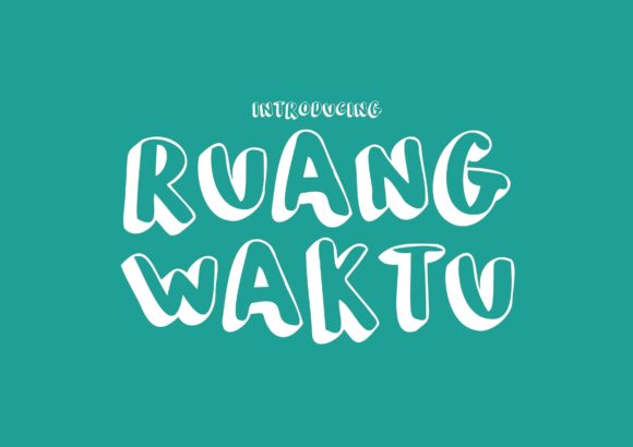 Strategic Typography: Leveraging Ruang Waktu for Brand Impact and Visual Clarity