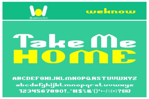 Take Me Home: A Magical Font for Modern Design