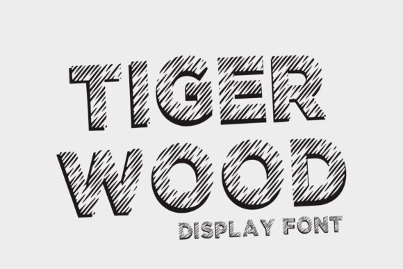 Tiger Wood: The Bold Display Font for Creative Projects