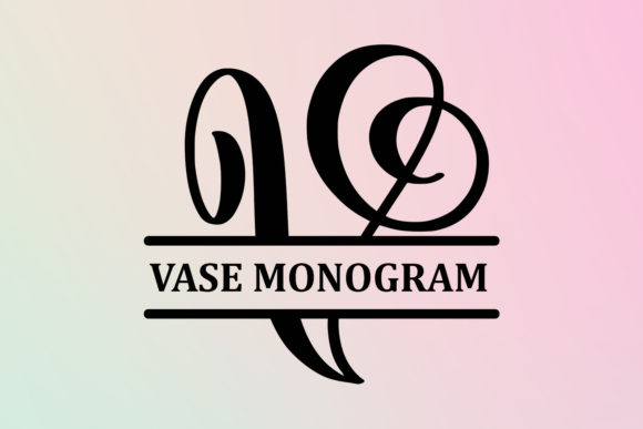 Vase Monogram: A Stylish Font for Creative Projects